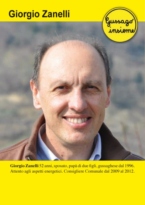 <b>...</b> comunali del 6/7 maggio 2012 è <b>Giorgio Zanelli</b>; questa la sua scheda: - Zanelli